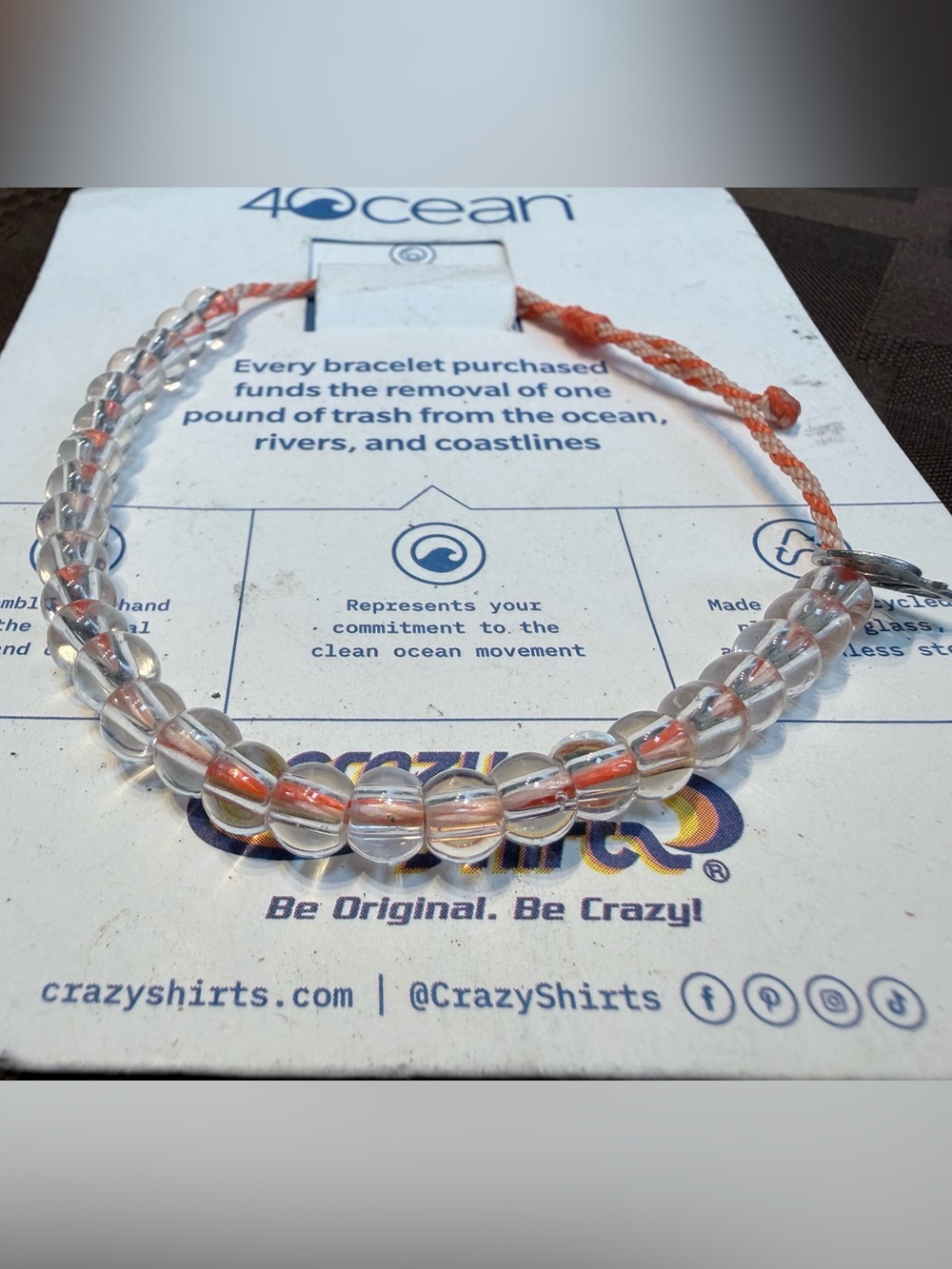 New 4ocean x Crazy Shirts Coral
Reef Beaded Bracelet (Exclusive Edition)